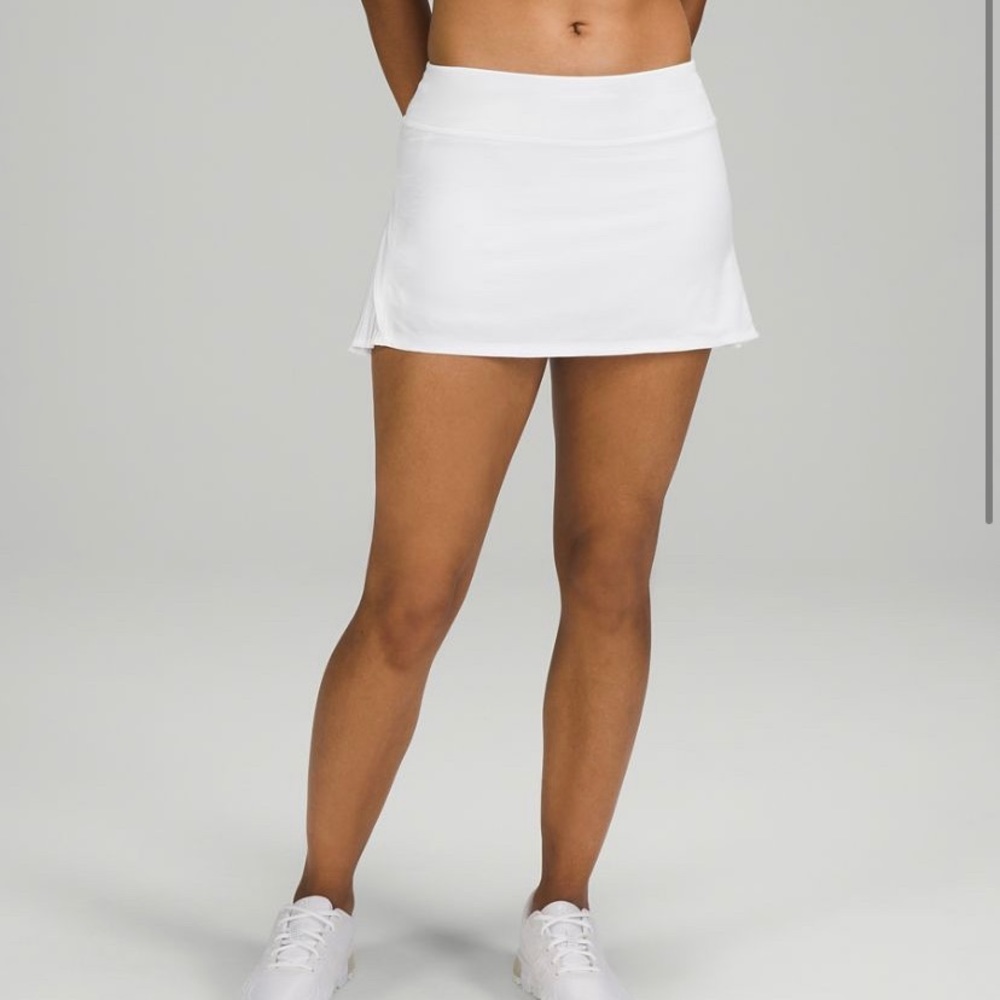 lululemon play off pleats mid rise skirt